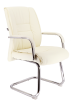 Кресло для посетителей Kent CF экокожа кремовый