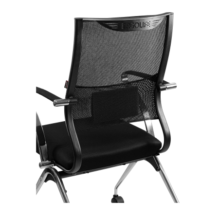 Кресло ErgoLife Sit Air M3-290K неповоротное основание, каркас стальной хромированный, на колесиках