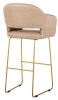 Кресло бар Oscar Браун/Линк золото