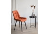 Стул на металлокаркасе Челси 360 К терракотовый (zd 432), черный np