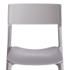Стул LENTO (mod. 43) пластик, 43х49х77 см, серый