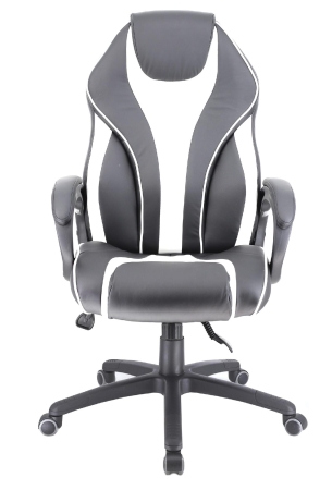 Игровое компьютерное кресло Wing экокожа белый