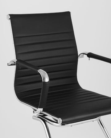 Кресло для посетителей Visit TopChairs черное 2 шт.