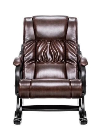 Кресло-качалка Сенатор 77 венге, антик крокодил