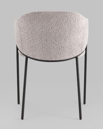 Стул Brace букле серый