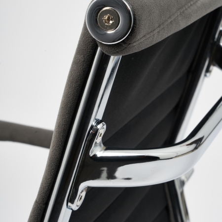 Кресло URBAN-LOW флок, серый