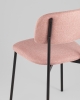 Стул Майло рогожка розовый