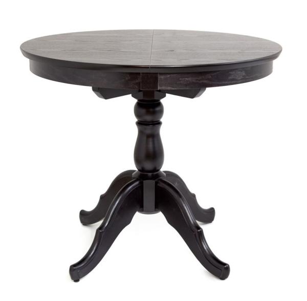 Стол круглый раздвижной из массива дерева венге