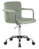 Офисное кресло для персонала TERRY мятный велюр MJ9-87 Офисное кресло для персонала TERRY мятный велюр MJ9-87