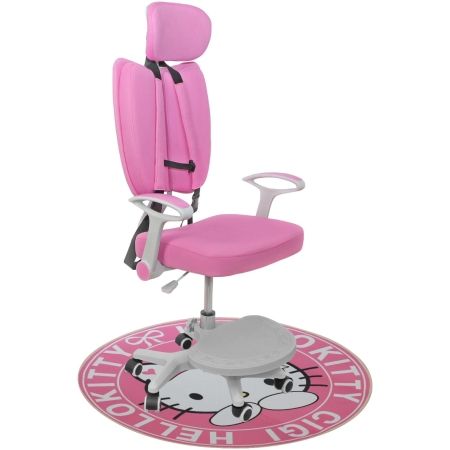 Кресло поворотное Twins, розовый, ткань
