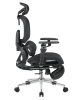Кресло офисное TopChairs Prodigy с оттоманкой черный Кресло офисное TopChairs Prodigy с оттоманкой черный