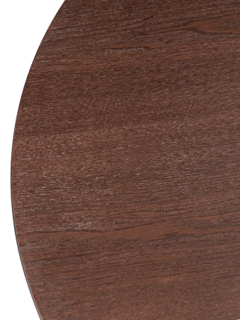 Барный стол Tulip style белый каркас столешница орех