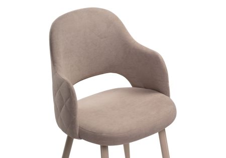 Стул Гутрид ромбы сзади капучино