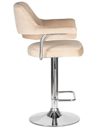 Набор 2 шт Стул барный CHARLY, бежевый велюр (MJ9-10)