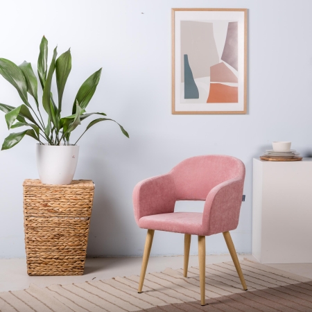 Кресло Oscar Розов, натуральный Дуб