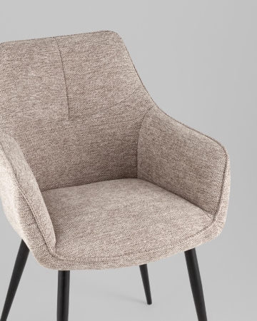 Стул обеденный Lynet рогожка светло-коричневый