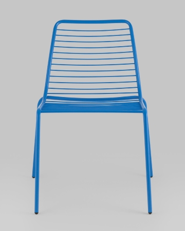 Стул Дели металл голубой