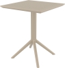 Стол пластиковый складной Siesta Contract Sky Folding Table 60 бежевый