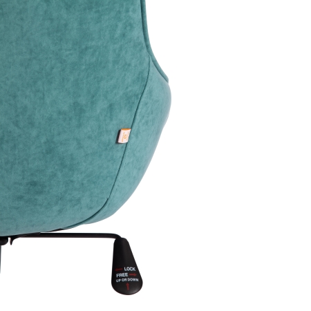 Кресло DUBLIN велюр Clermon, бирюзовый