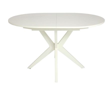 Стол "Астерия" эмаль 11, шпон бук 1300(1750)*900