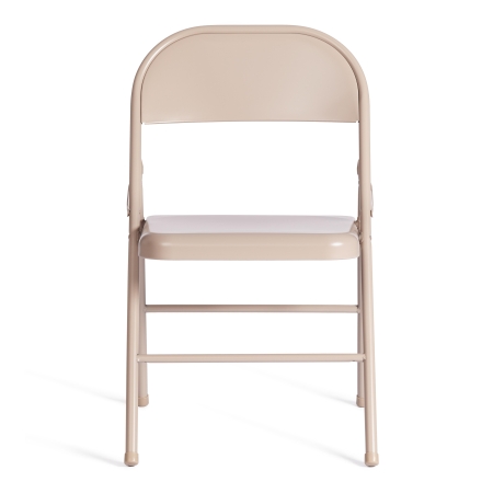 Стул складной FOLDER металлический, бежевый