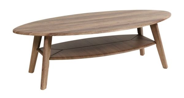 Стол журнальный Серфинг грецкий орех, акация