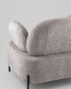 Кресло Кэнди ткань букле светло-серый
