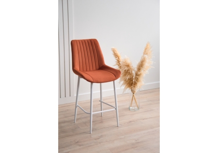 Барный стул Седа терракотовый (zd 432), белый